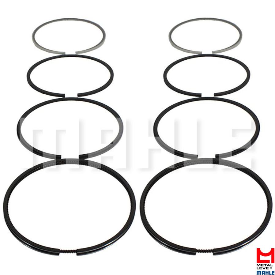 Jogo de Anéis do Pistão Std - Mahle Metal Leve - CC.2712 STD - (1)