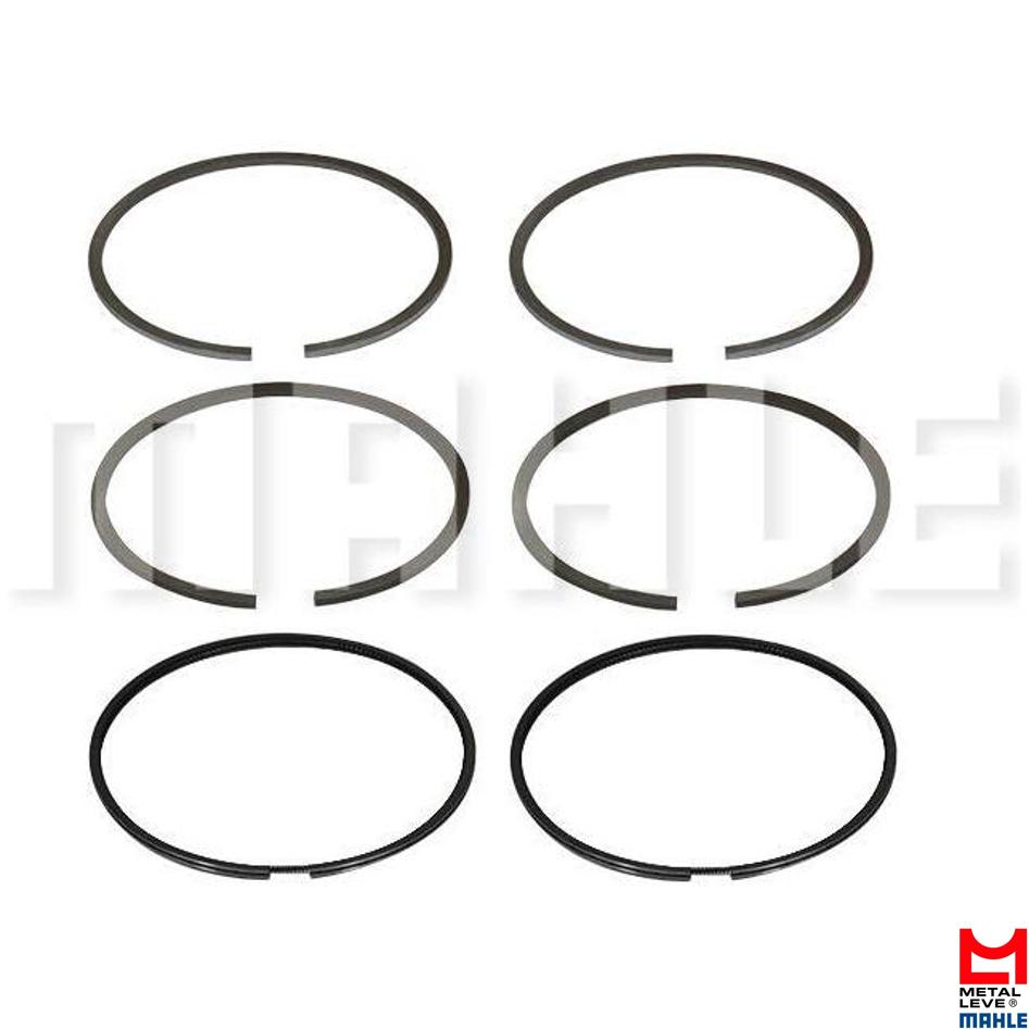 Jogo de Anéis do Pistão Std - Mahle Metal Leve - DL.9075 STD - (1)
