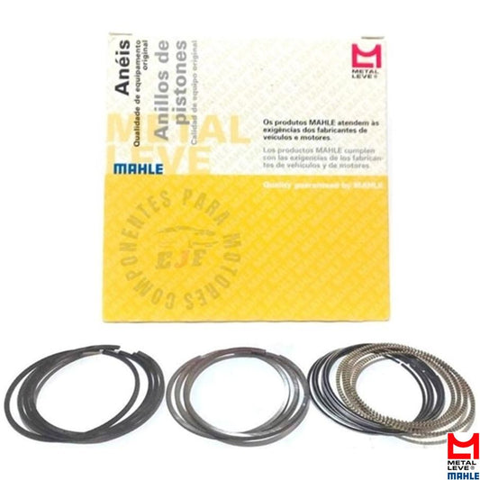 Jogo de Anéis do Pistão STD - Mahle Metal Leve - PA.9367 STD - (1)