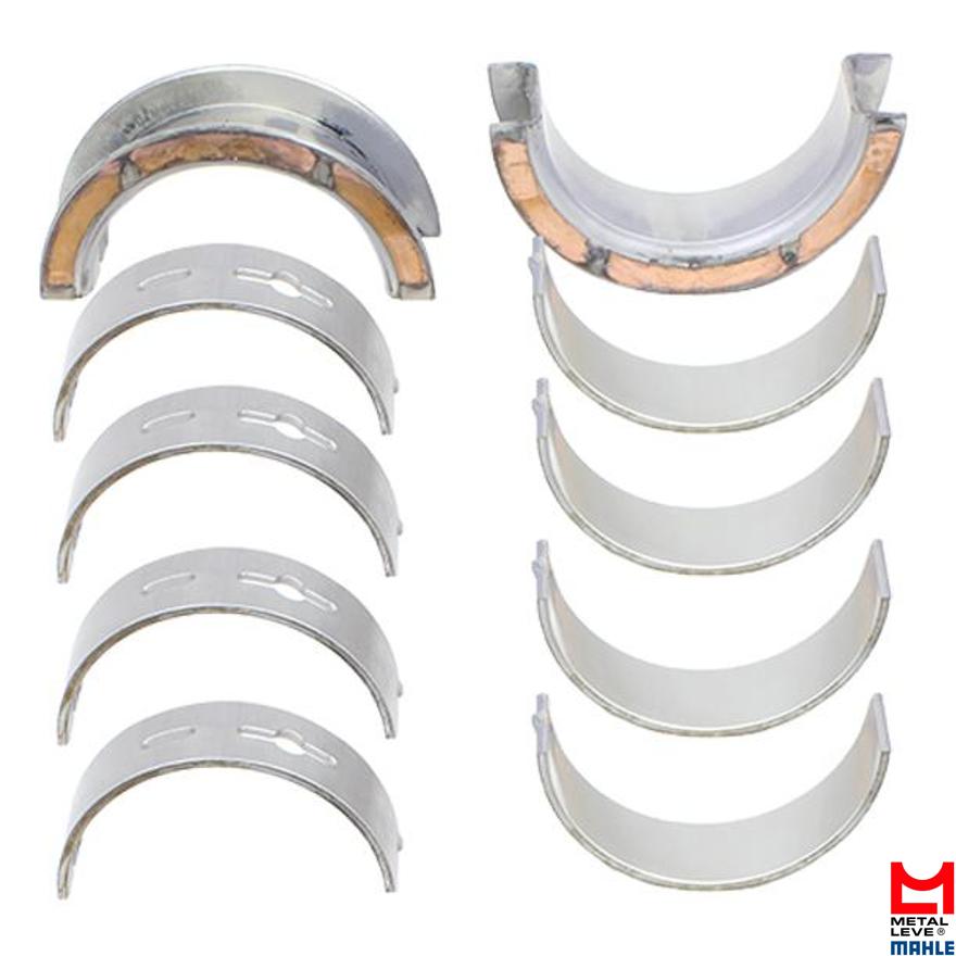 Jogo de Bronzina Central .010" - Mahle Metal Leve - BC-751-J 0,254 - (1)