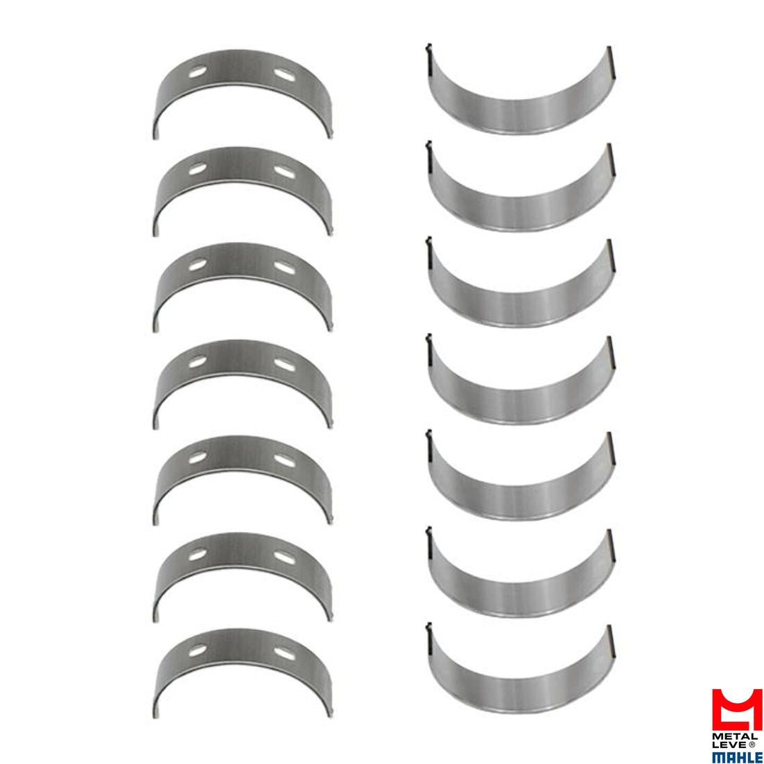 Jogo de Bronzina Central 0,50 - Mahle Metal Leve - BC-853-J 0,50 - (1)