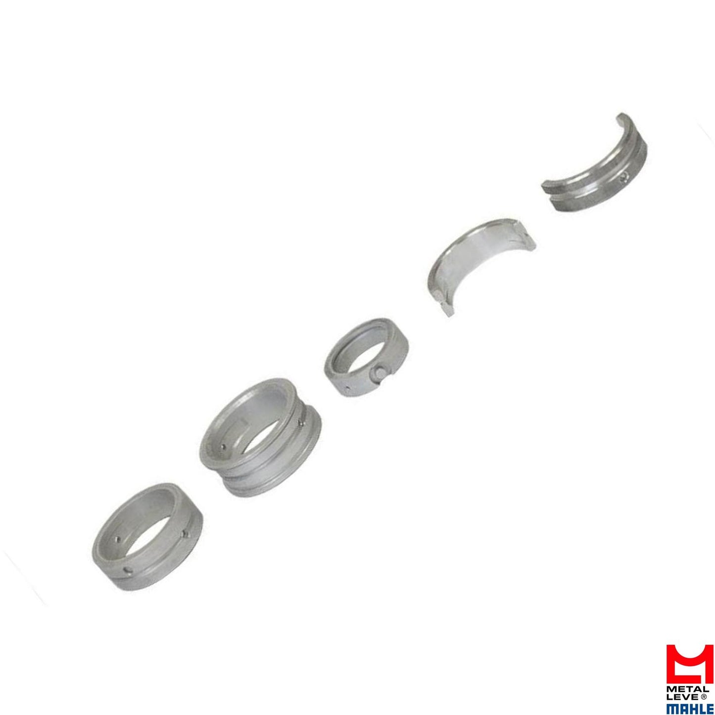 Jogo de Bronzina Central Spa 0,25 - Mahle Metal Leve - SBC-174-J 0,25 SPA - (1)
