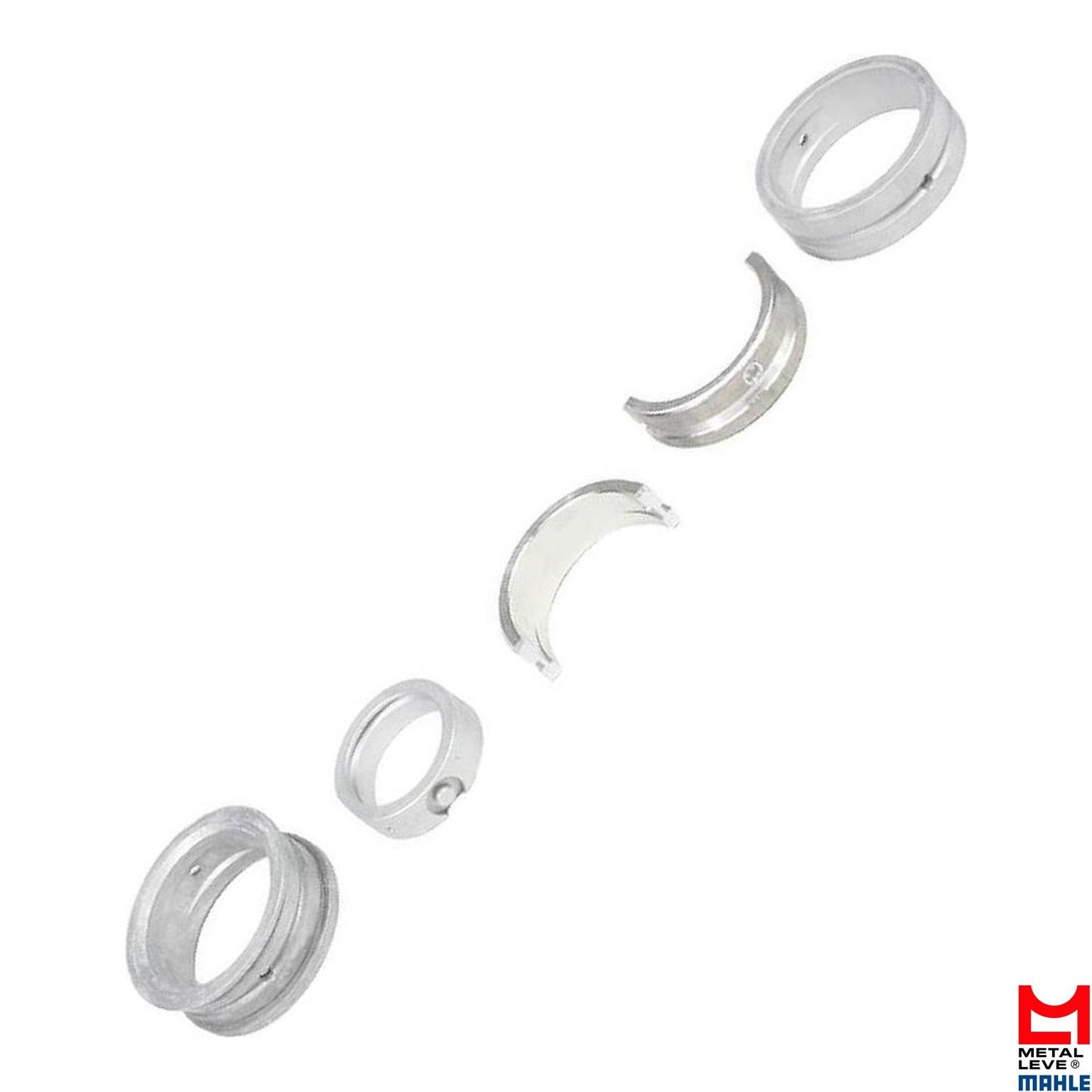 Jogo de Bronzina Central Spa 0,50 - Mahle Metal Leve - SBC-234-J 0,50 SPA - (1)
