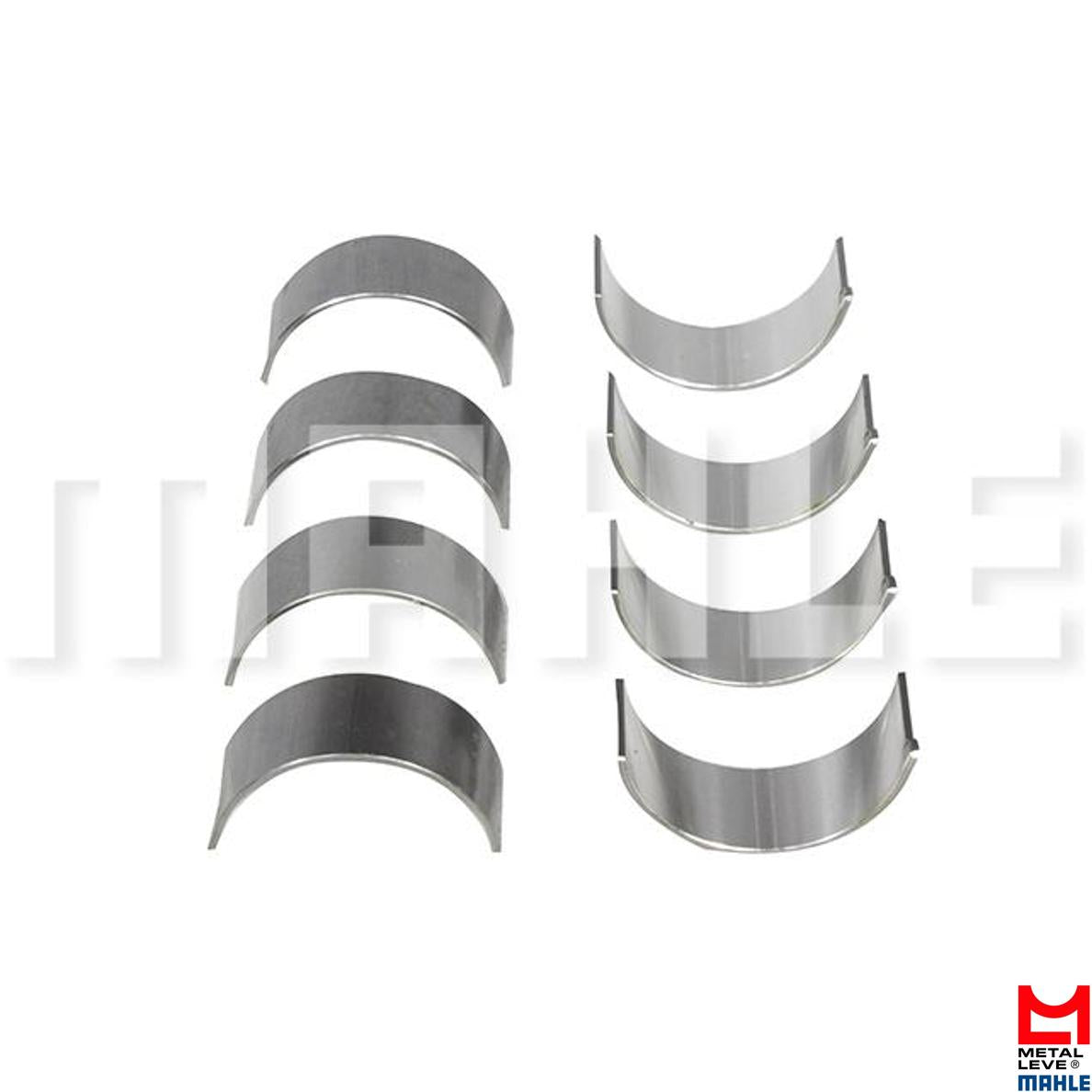 Jogo de Bronzina de Biela 0,25 - Mahle Metal Leve - BB-676-J 0,25 - (1)