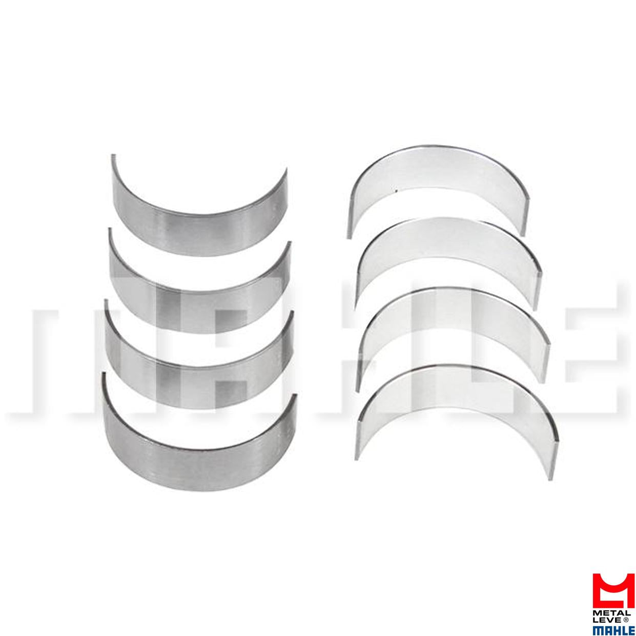 Jogo de Bronzina de Biela 0,25 - Mahle Metal Leve - BB-725-J 0,25 - (1)