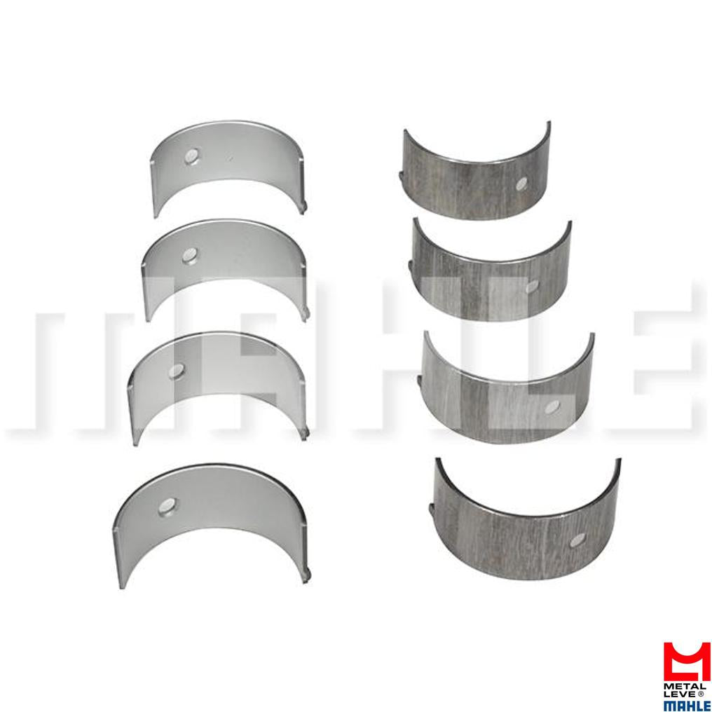 Jogo de Bronzina de Biela 0,25 - Mahle Metal Leve - BB-743-J 0,25 - (1)