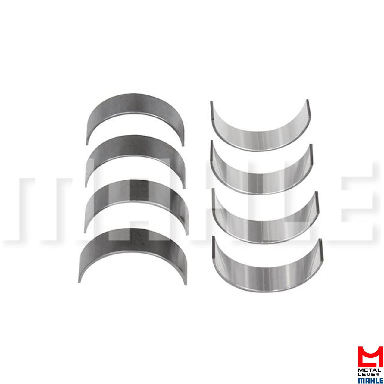 Jogo de Bronzina de Biela 0,25 - Mahle Metal Leve - BB-747-J 0,25 - (1)
