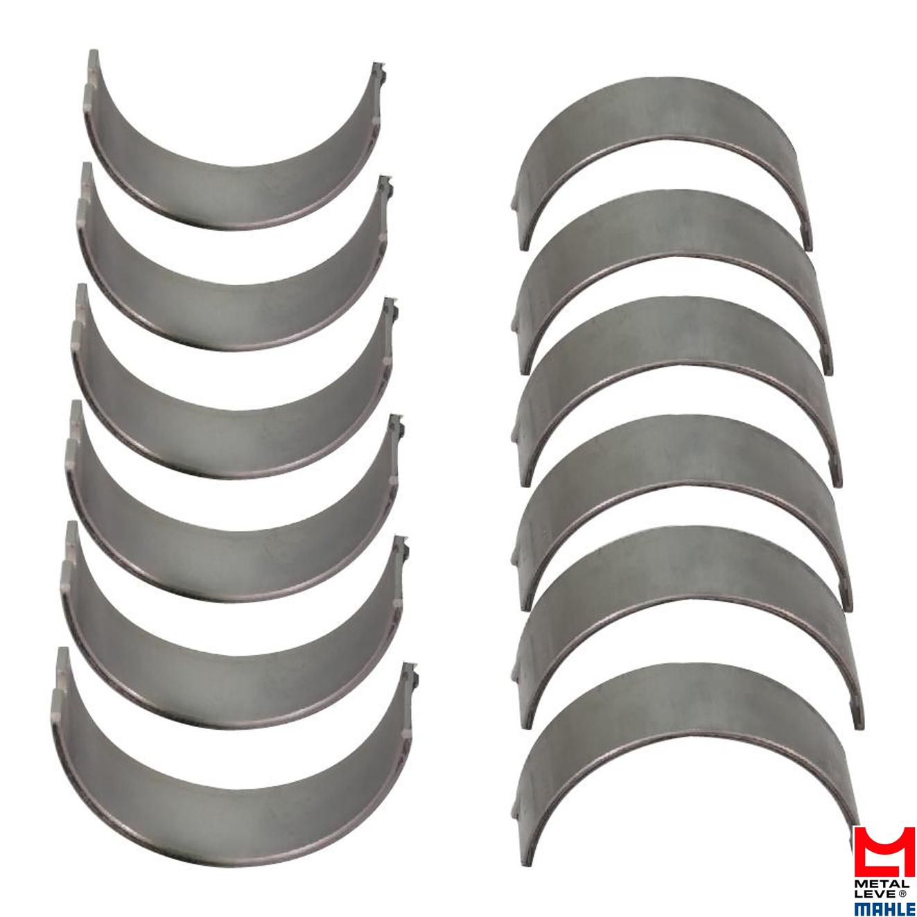 Jogo de Bronzina de Biela 0,50 - Mahle Metal Leve - BB-153-J 0,50 - (1)