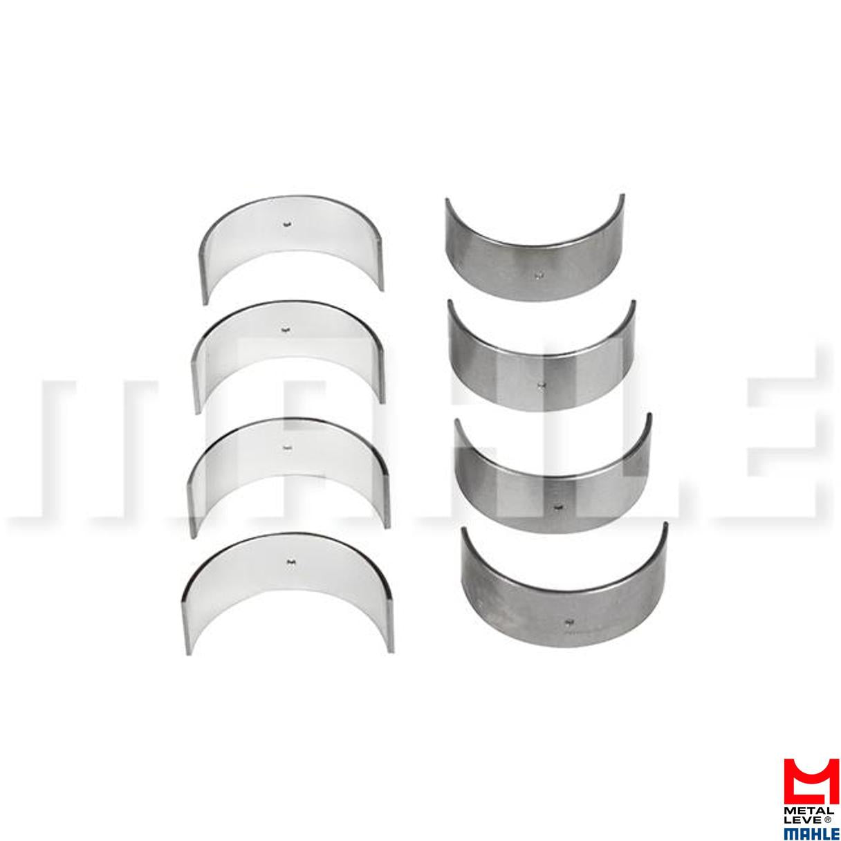 Jogo de Bronzina de Biela 0,50 - Mahle Metal Leve - BB-653-J 0,50 - (1)