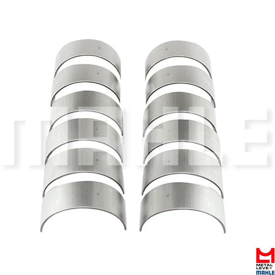 Jogo de Bronzina de Biela 0,75 - Mahle Metal Leve - BB-324-J 0,75 - (1)