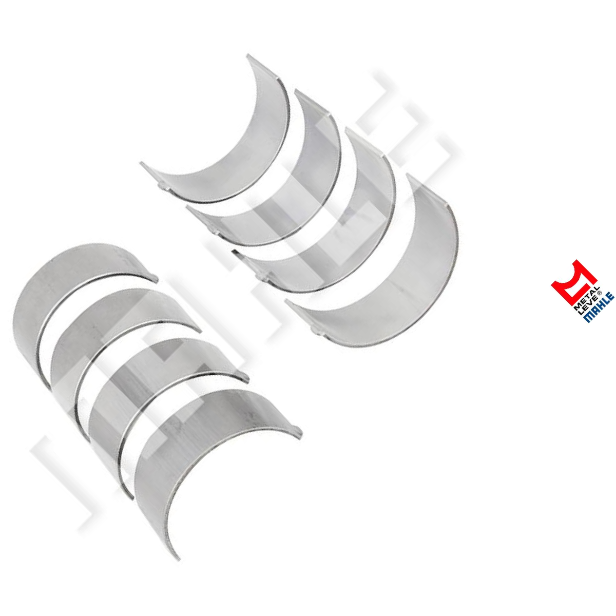 Jogo de Bronzina de Biela 0,75 - Mahle Metal Leve - BB-472-J 0,75 - (3)