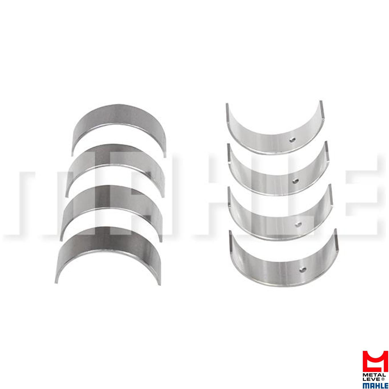 Jogo de Bronzina de Biela 0,75 - Mahle Metal Leve - BB-686-J 0,75 - (1)
