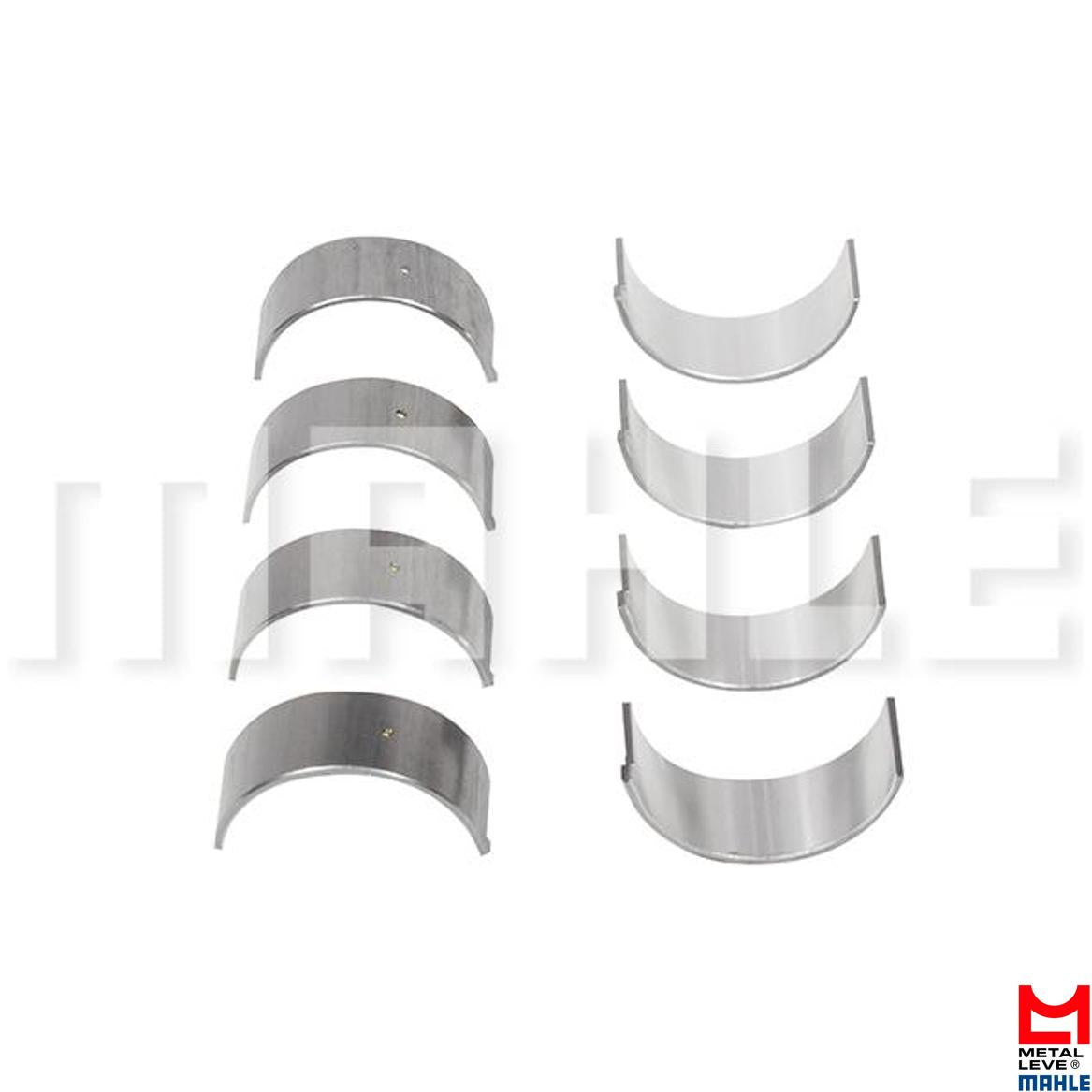 Jogo de Bronzina de Biela 0,80 - Mahle Metal Leve - BB-542-J 0,80 - (1)