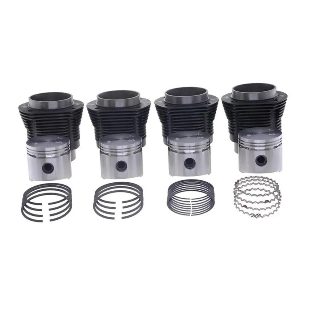 4 Kit Para Motor Std - Mahle Metal Leve - K0487 STD - (3)