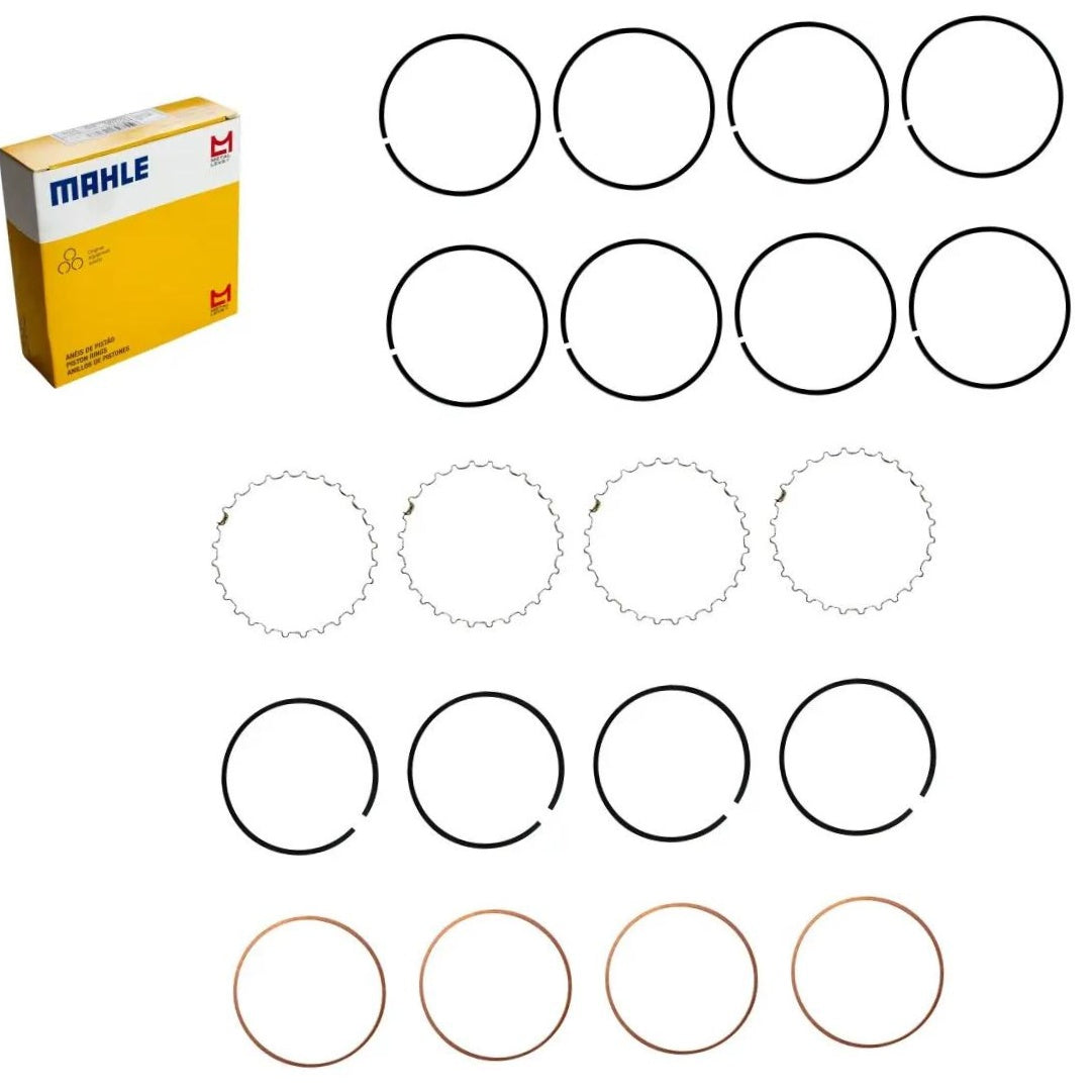 4 Kit Para Motor Std - Mahle Metal Leve - K9750 STD - (4)