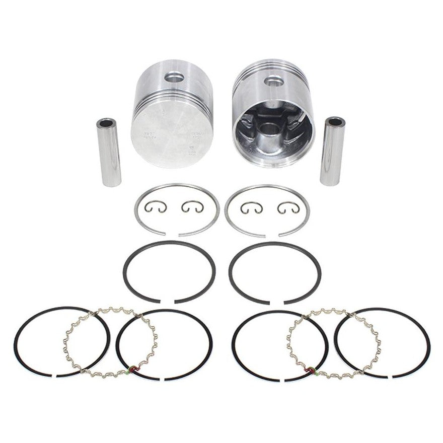 Par de Pistão Com Anéis 0,50 - Mahle Metal Leve - P&A750 0,50 - (2)