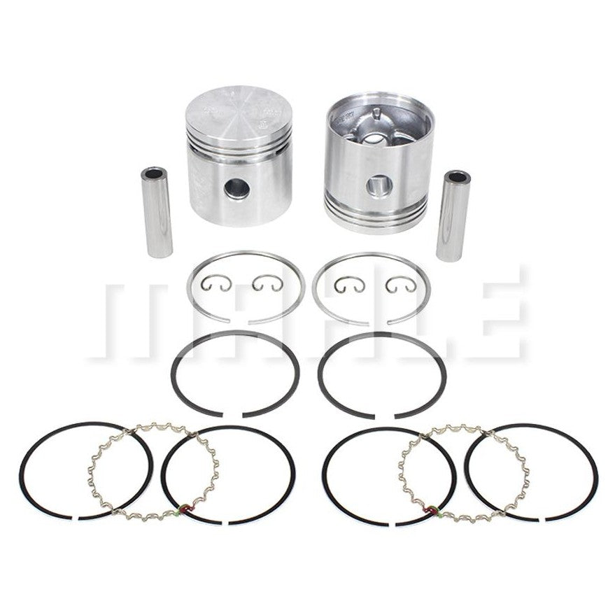 Par de Pistão Com Anéis 1,016 - Mahle Metal Leve - P&A750 1,016 - (1)
