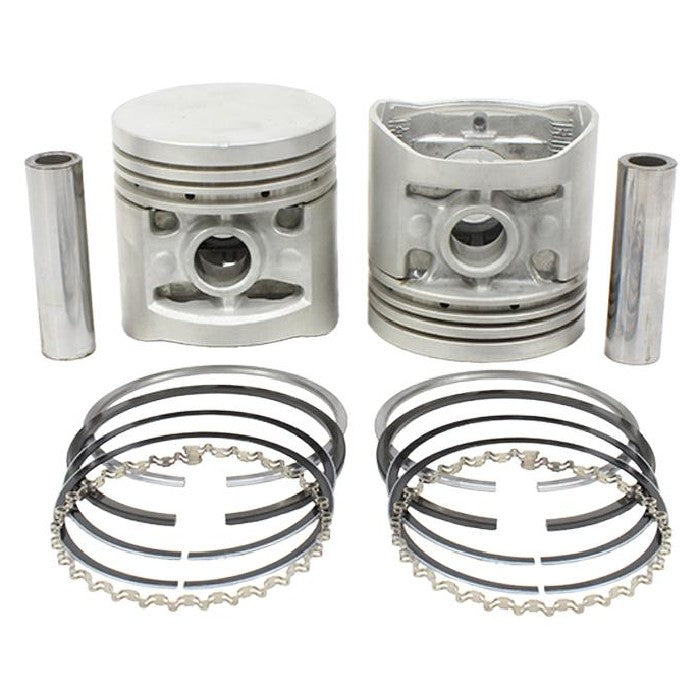 Par de Pistão Com Anéis .060" - Mahle Metal Leve - P&A0572 1,524 - (1)