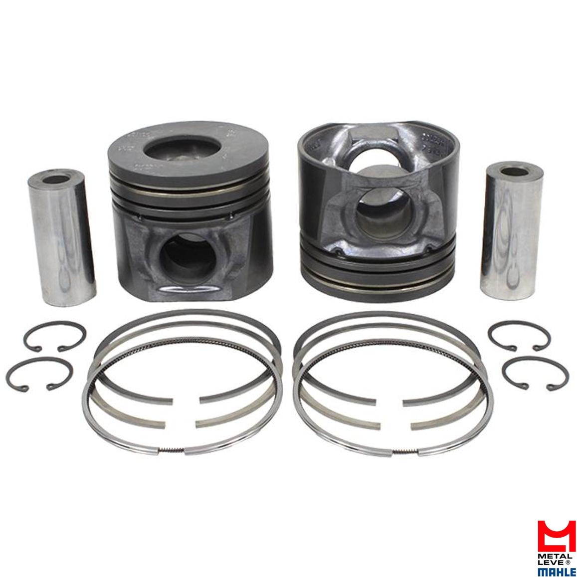 Par de Pistão Com Anéis Std - Mahle Metal Leve - P&A9125 STD - (1)
