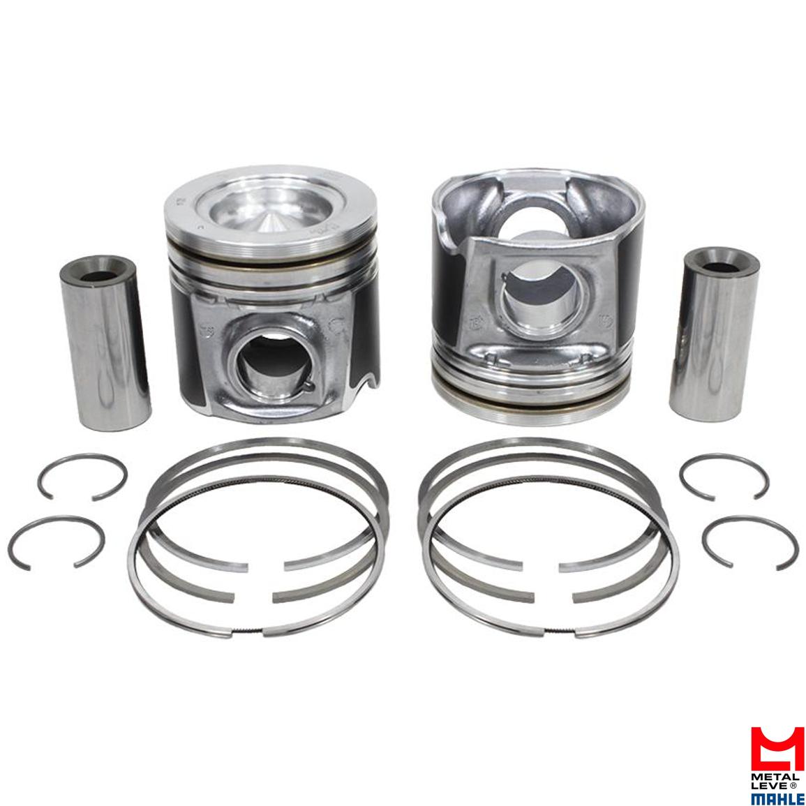 Par de Pistão Com Anéis Std - Mahle Metal Leve - P&A9345 STD - (1)