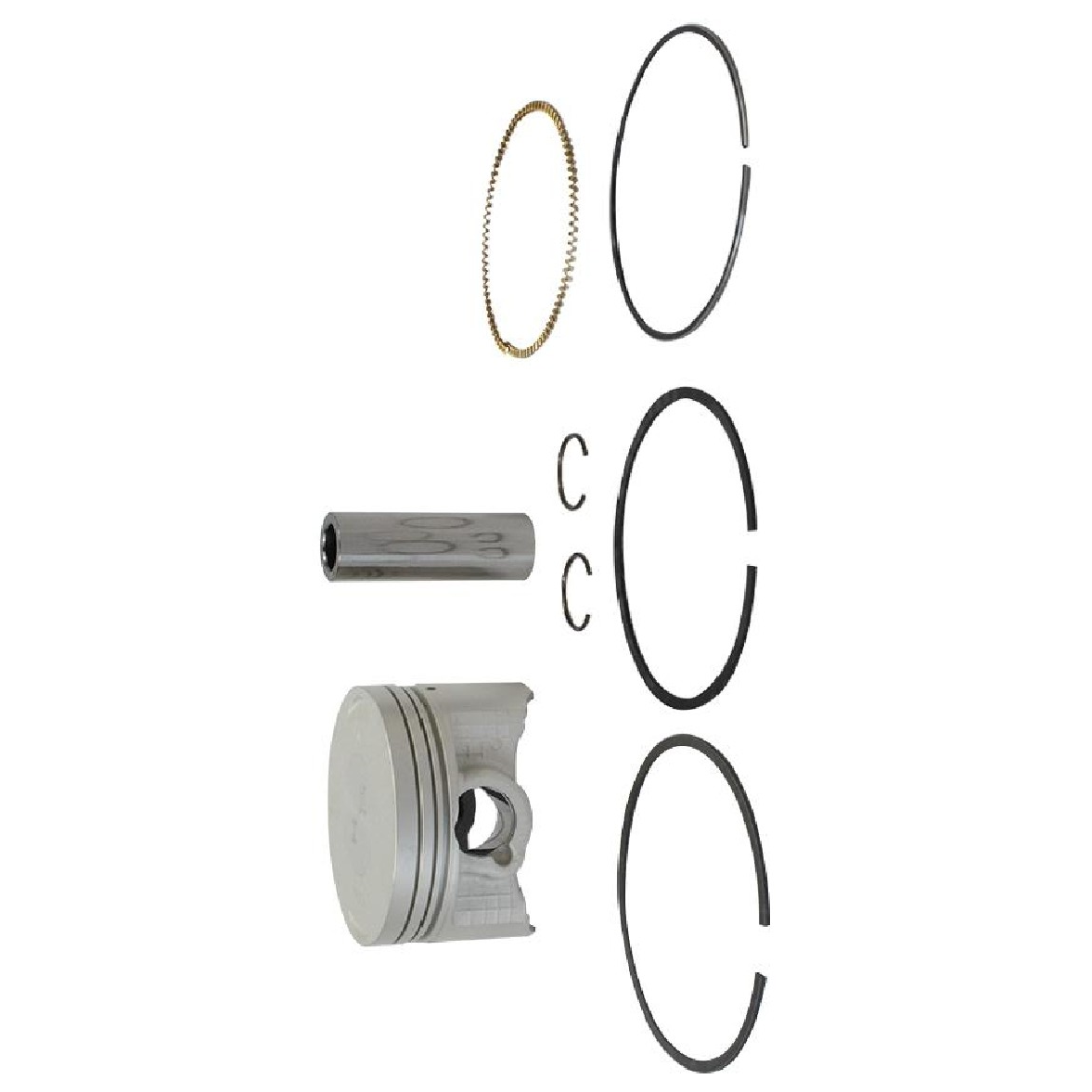 Pistão Com Anéis 0,50 - Mahle Metal Leve - P&A9816 0,50 - (5)