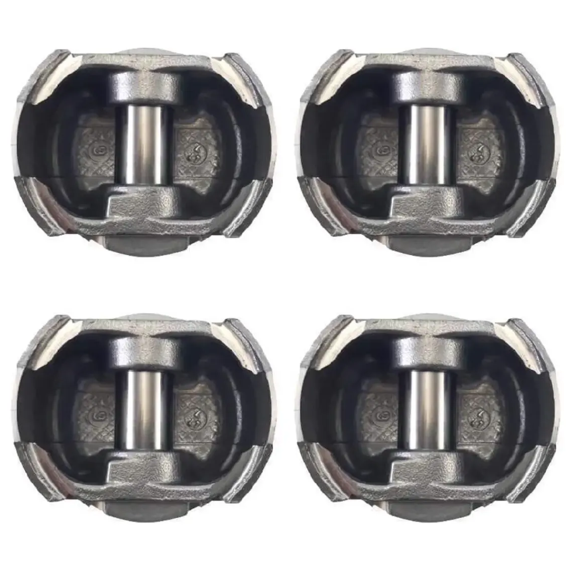 Jogo com 4 Pistões com Anéis SPA 0,50 - Mahle Metal Leve - SP&A2389 0,50 SPA - (4)