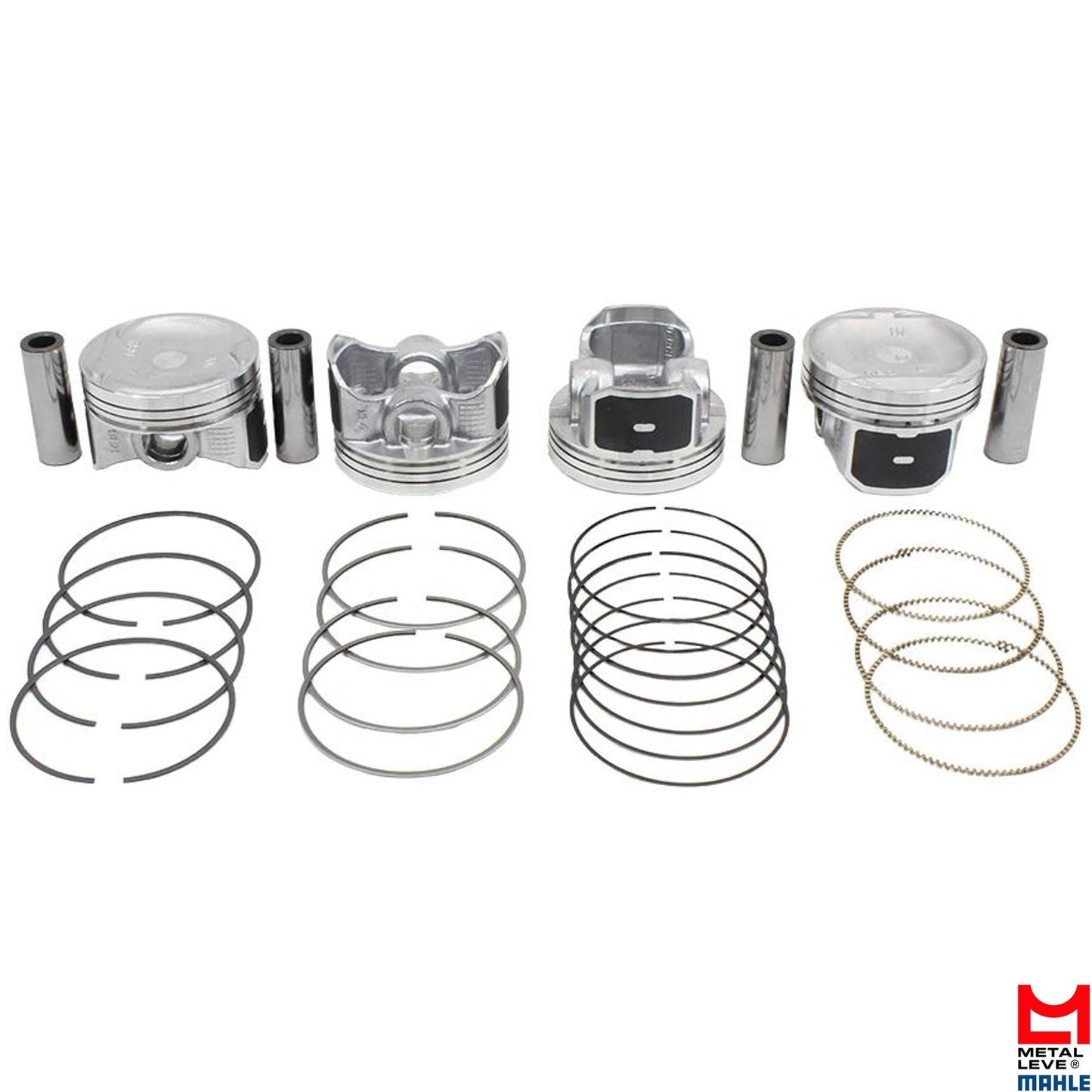 Jogo de Pistão Com Anéis Std - Mahle Metal Leve - P&A9683 STD - (1)