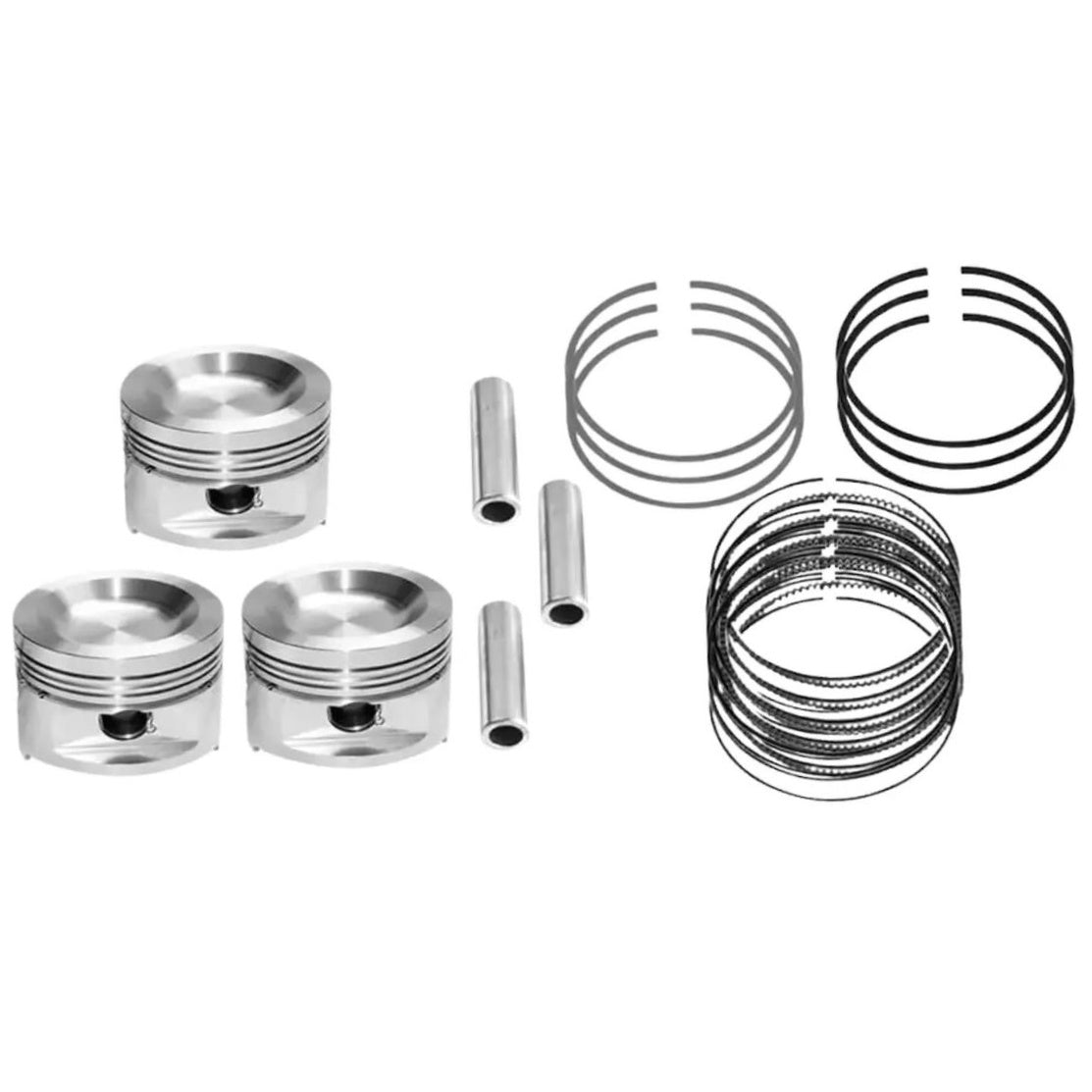 Jogo com 3 Pistões com Anéis STD - Mahle Metal Leve - P&A9739 STD - (1)