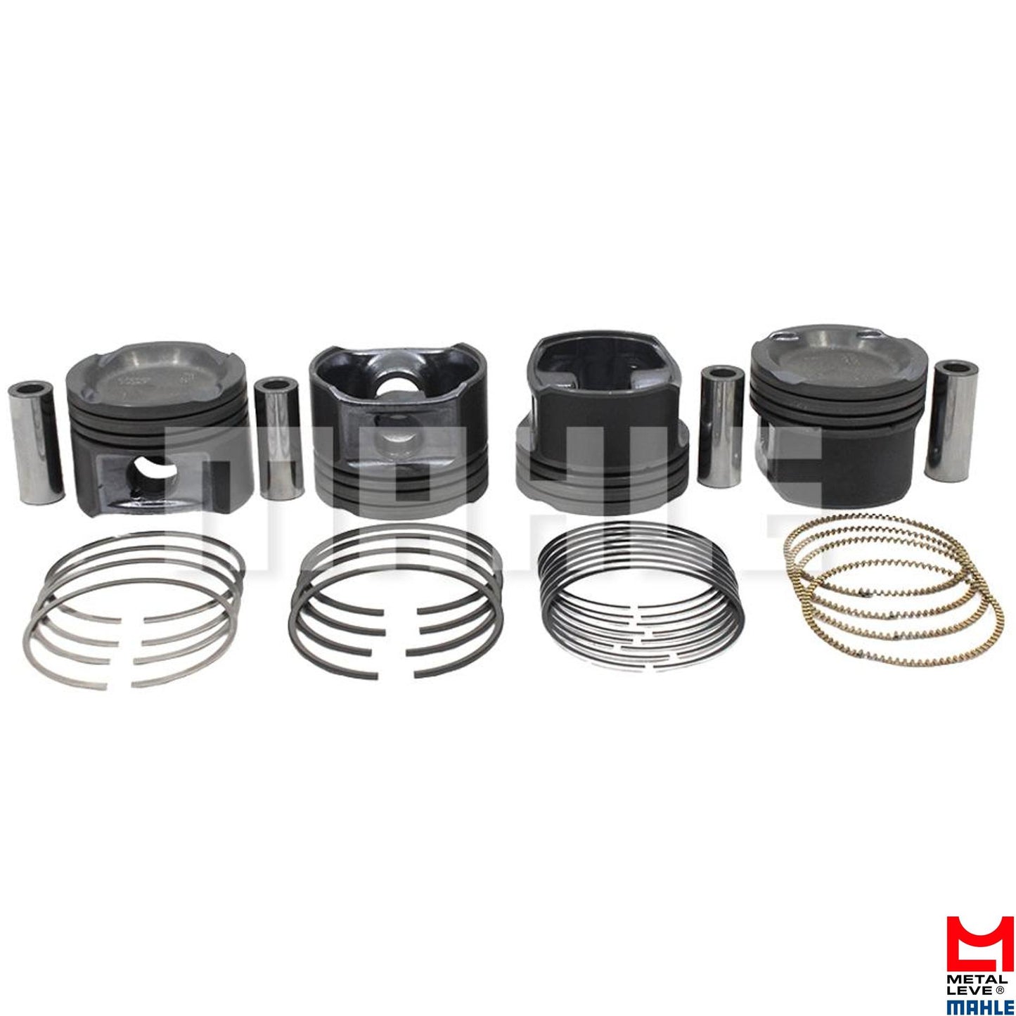 Jogo de Pistão Com Anéis Std - Mahle Metal Leve - P&A9287 STD - (1)