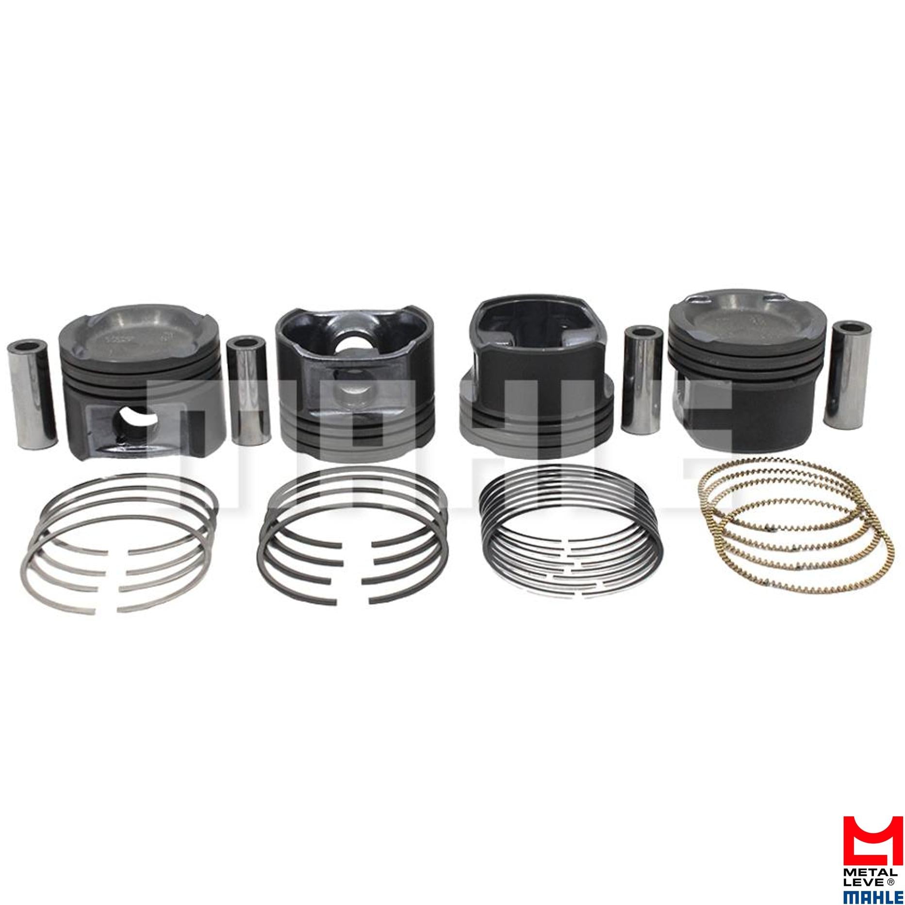 Jogo de Pistão Com Anéis Std - Mahle Metal Leve - P&A9287 STD - (1)