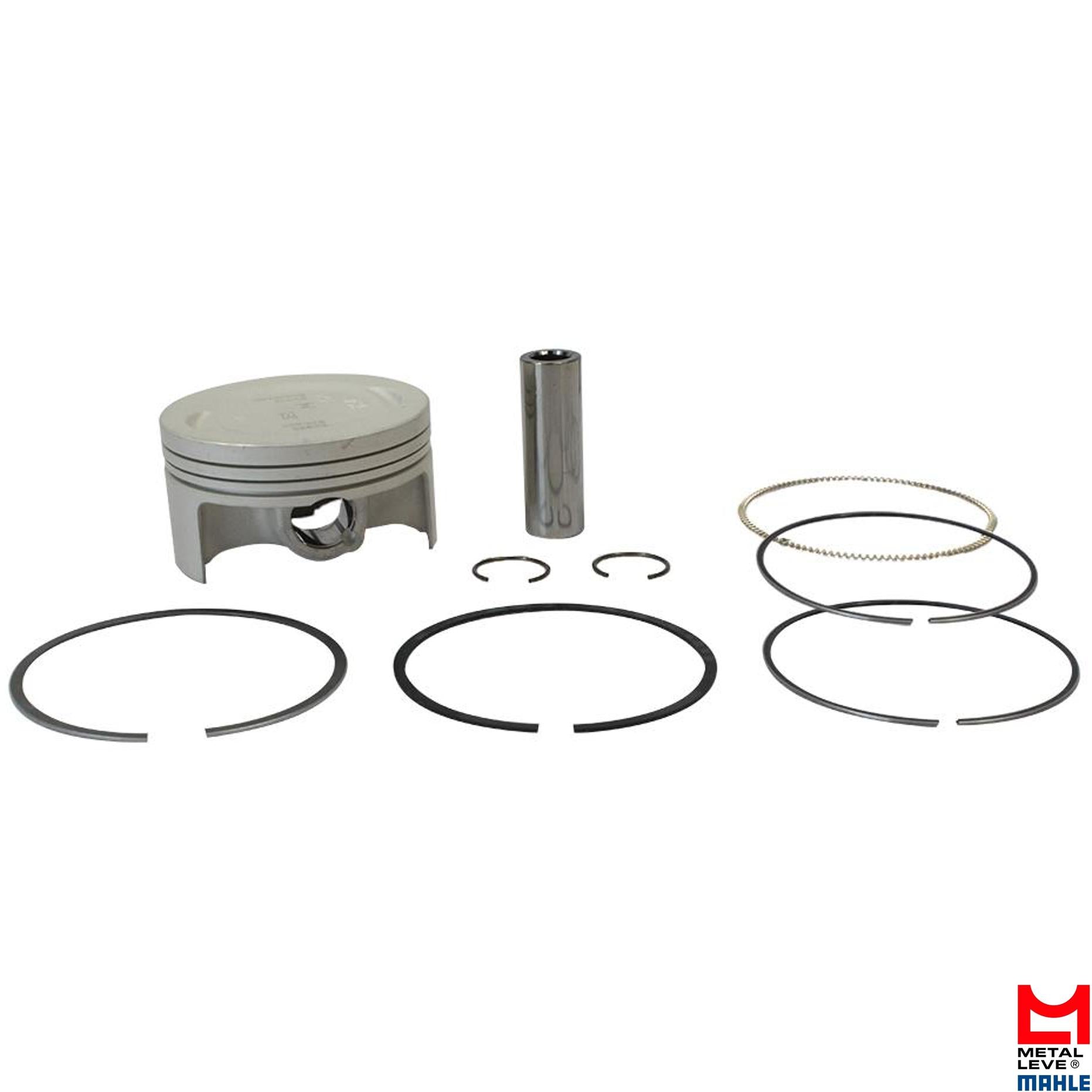 Pistão Com Anéis Std - Mahle Metal Leve - P&A9806 STD - (1)