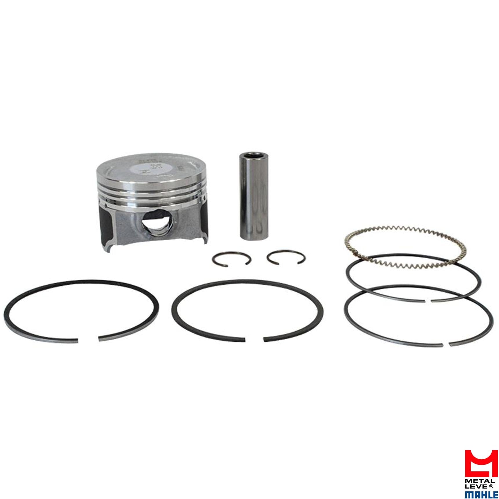 Pistão Com Anéis Std - Mahle Metal Leve - P&A9818 STD - (1)