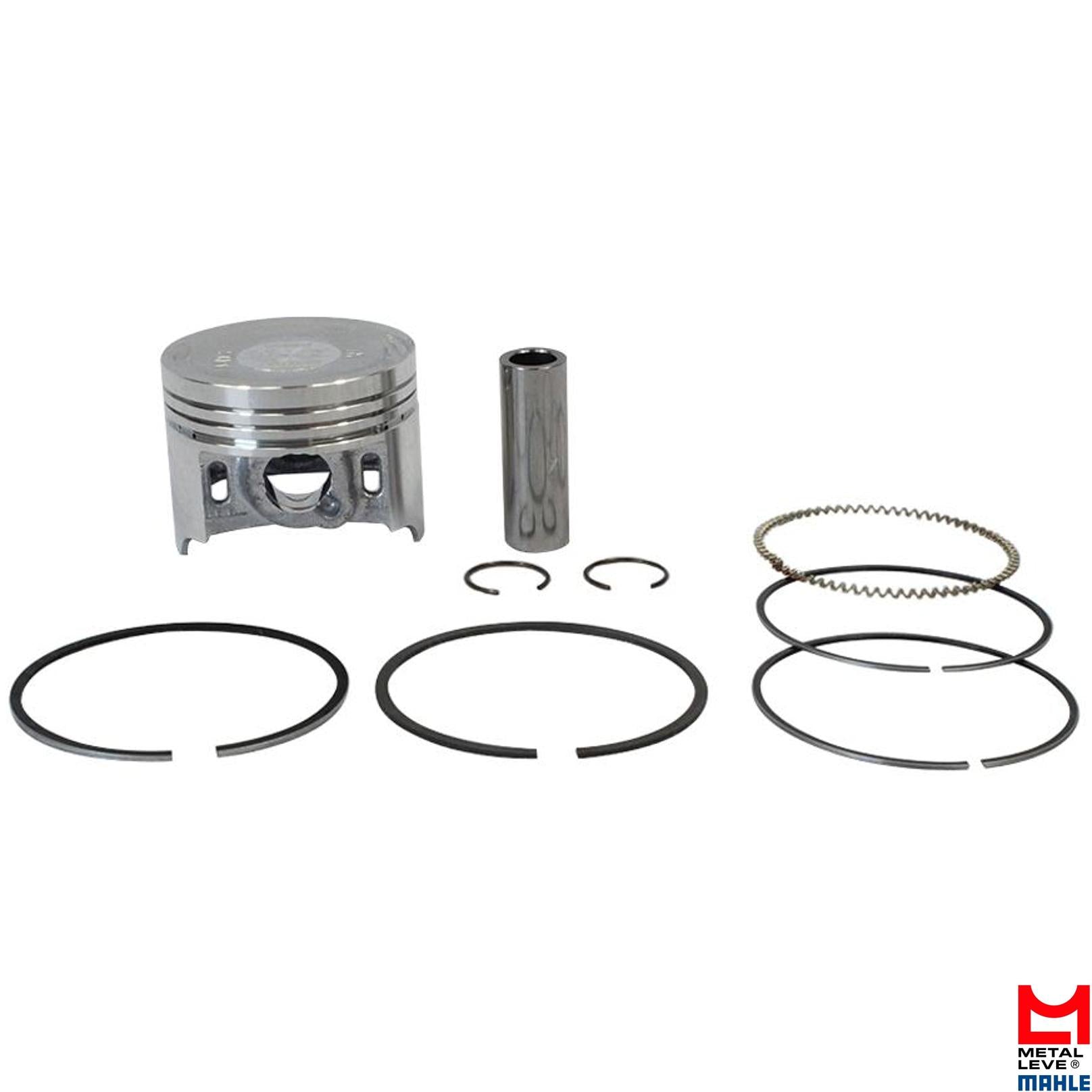 Pistão Com Anéis Std - Mahle Metal Leve - P&A9855 STD - (1)