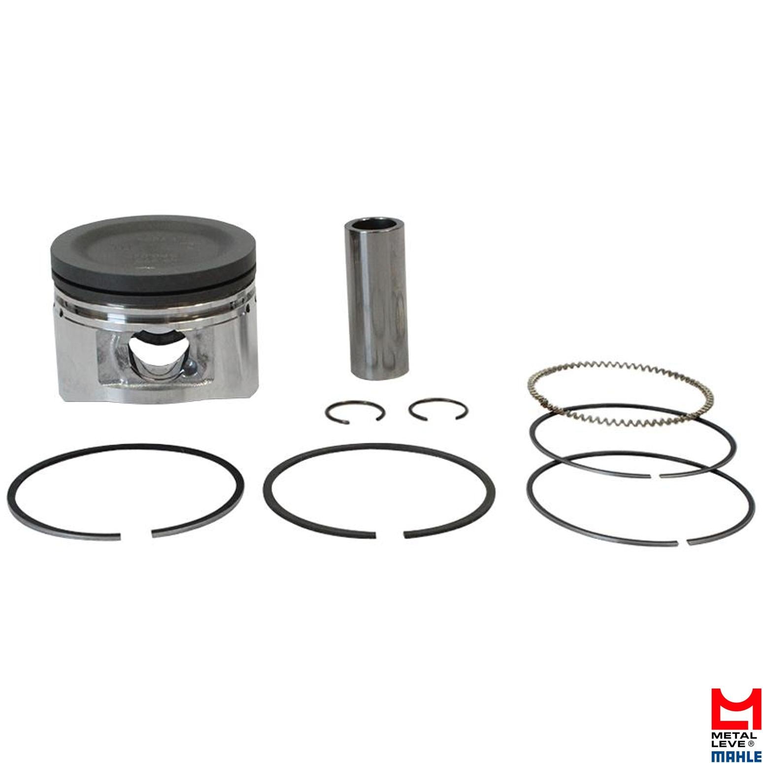 Pistão Com Anéis Std - Mahle Metal Leve - P&A9856 STD - (1)
