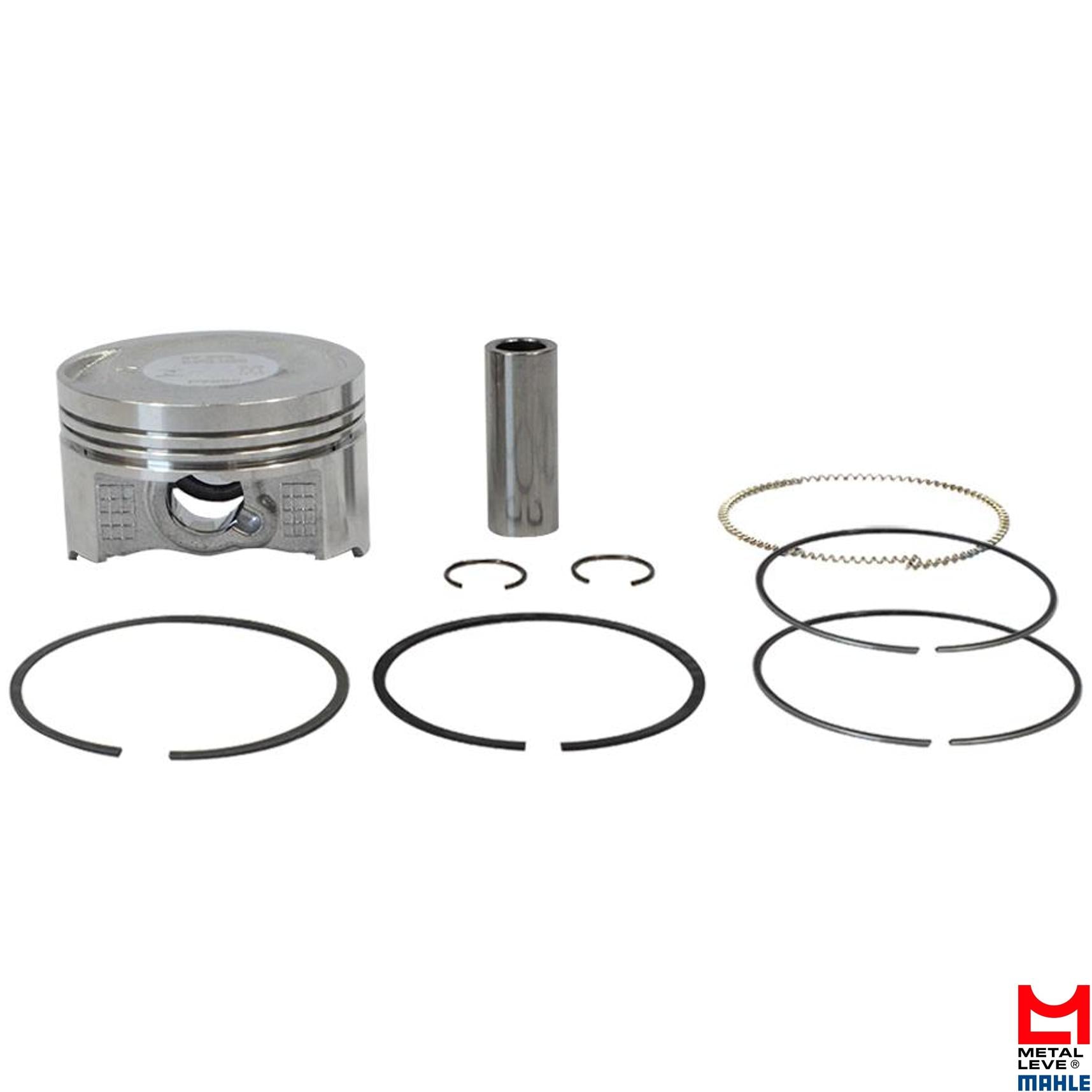 Pistão Com Anéis Std - Mahle Metal Leve - P&A9858 STD - (1)
