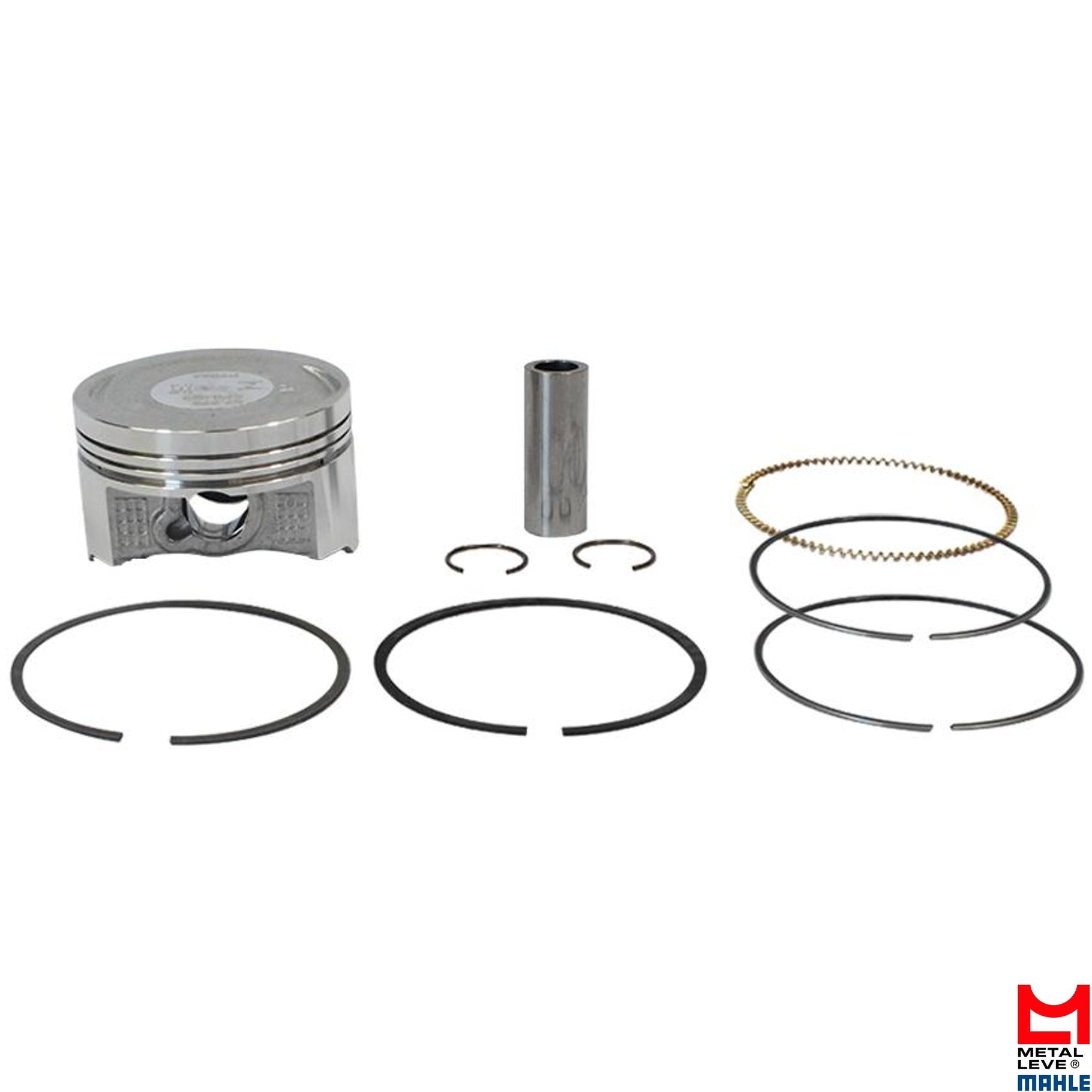Pistão Com Anéis Std - Mahle Metal Leve - P&A9866 STD - (1)