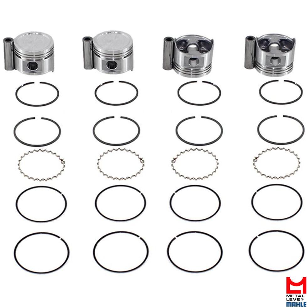 Jogo de Pistão Com Anéis Std - Mahle Metal Leve - P&A2185 STD - (1)
