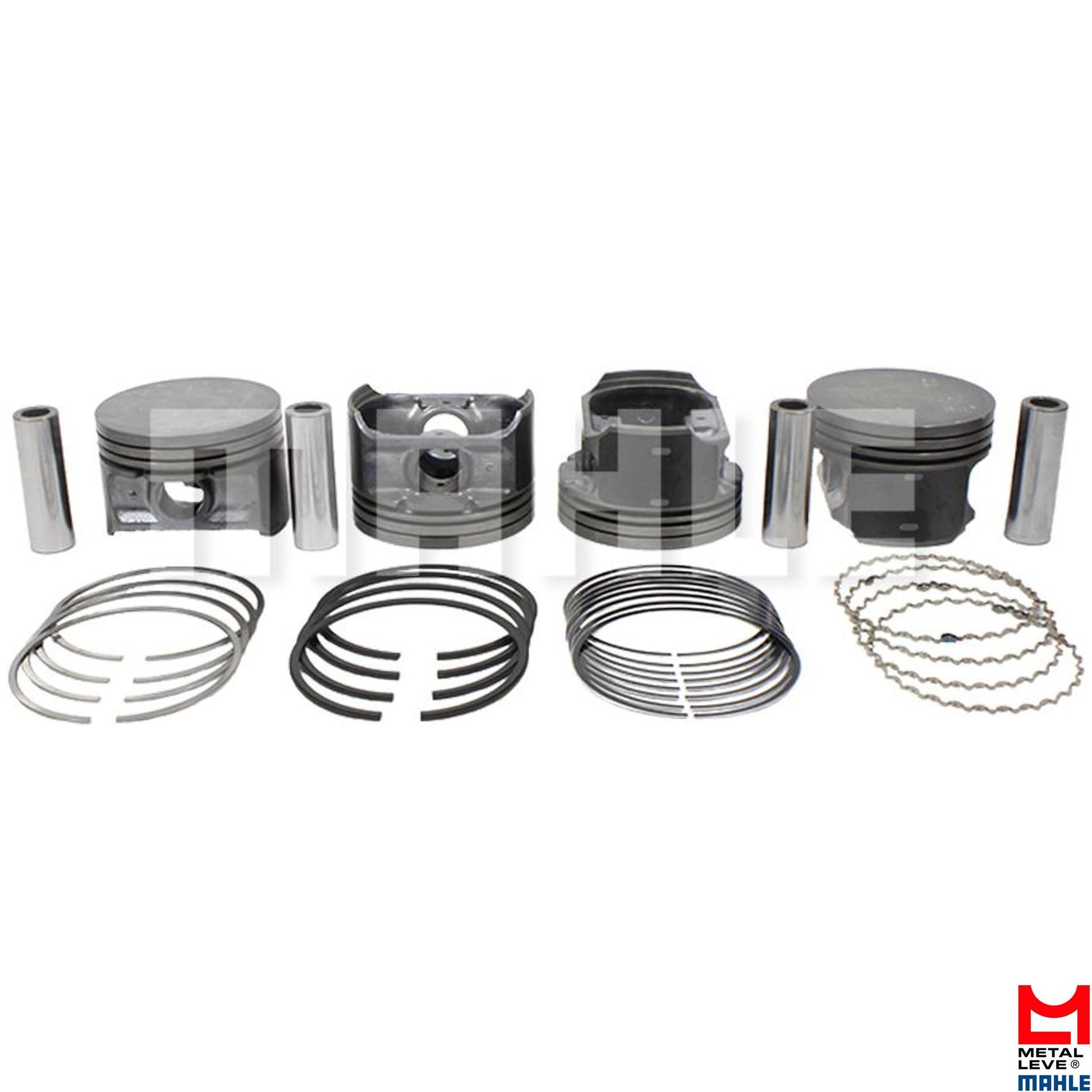 Jogo de Pistão Com Anéis Std - Mahle Metal Leve - P&A9165 STD - (1)