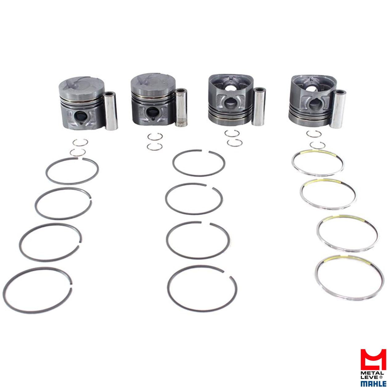 Jogo de Pistão Com Anéis Std - Mahle Metal Leve - P&A9214 STD - (1)