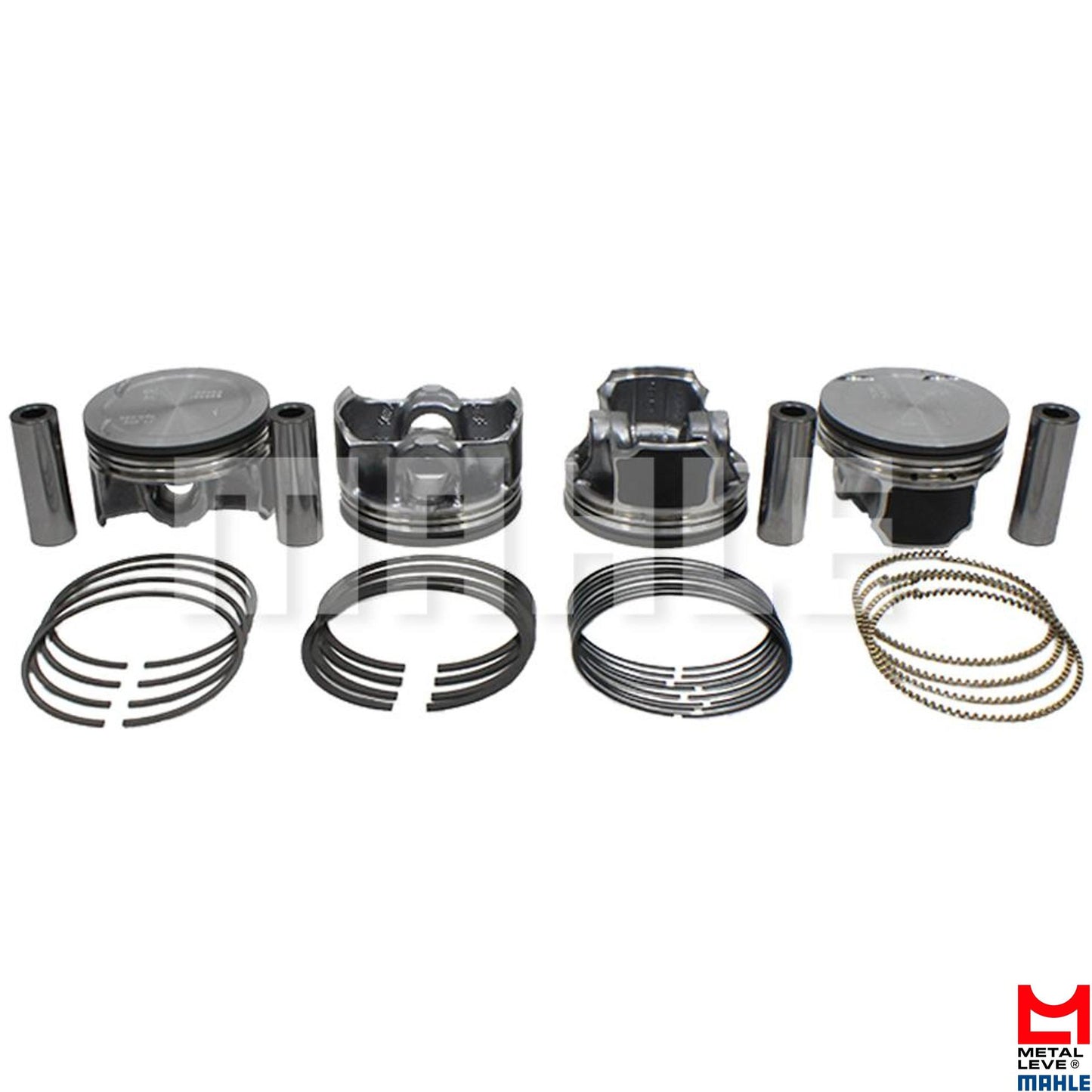 Jogo de Pistão com Anéis STD - Mahle Metal Leve - P&A9655 STD - (1)