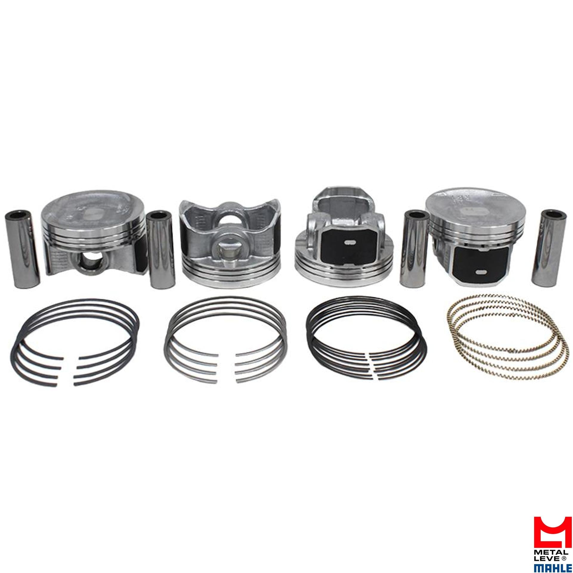 Jogo de Pistão Com Anéis Std - Mahle Metal Leve - P&A9685 STD - (1)