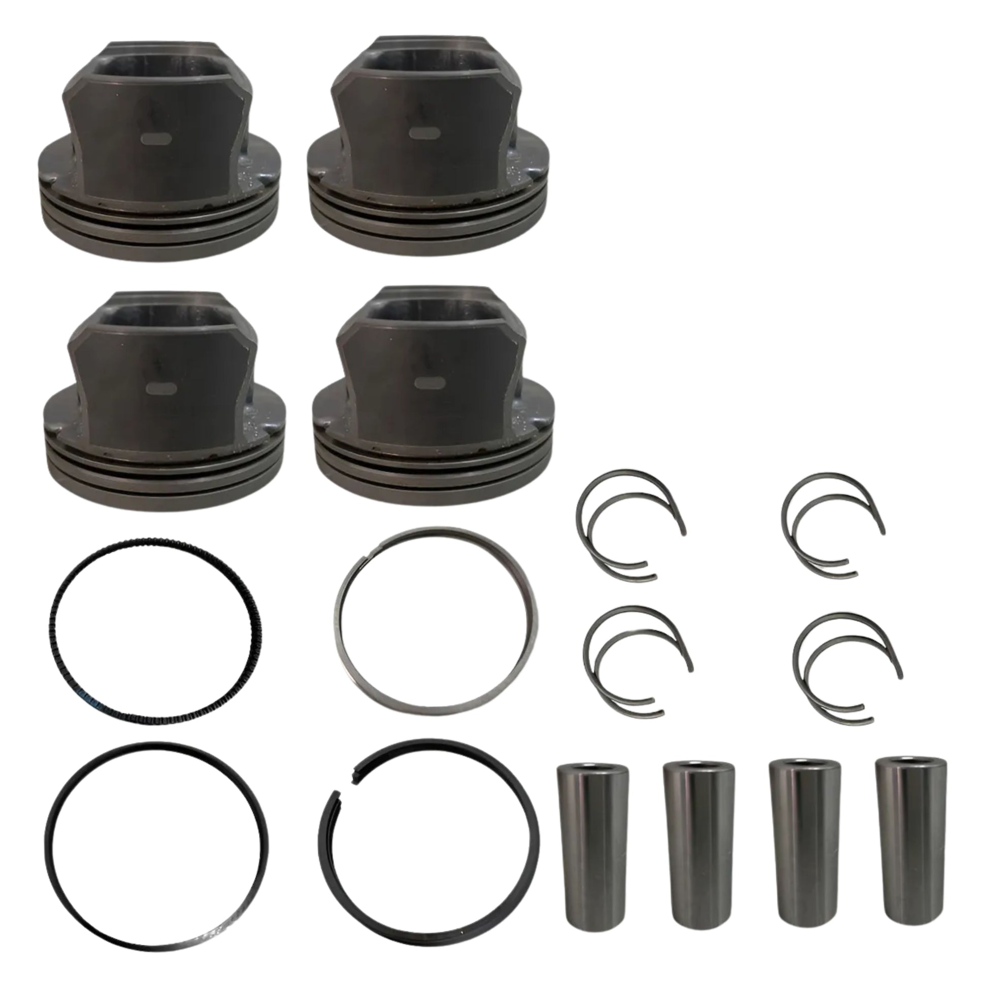 Jogo com 4 Pistões com Anéis STD para Chevrolet Sonic e Sonic Sedan - Mahle Metal Leve - P&A9714 STD - (1)