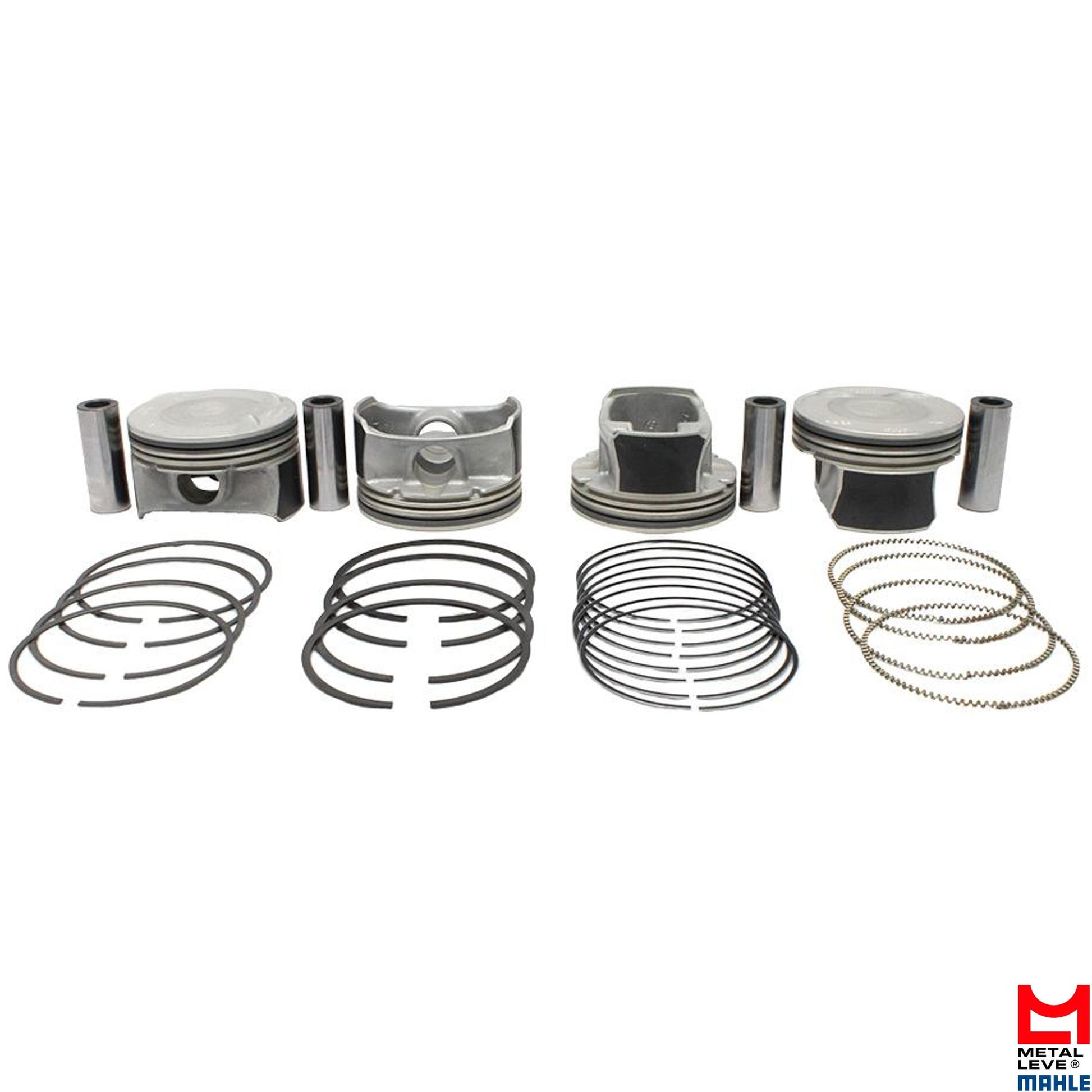 Jogo de Pistão Com Anéis Std - Mahle Metal Leve - P&A9728 STD - (1)