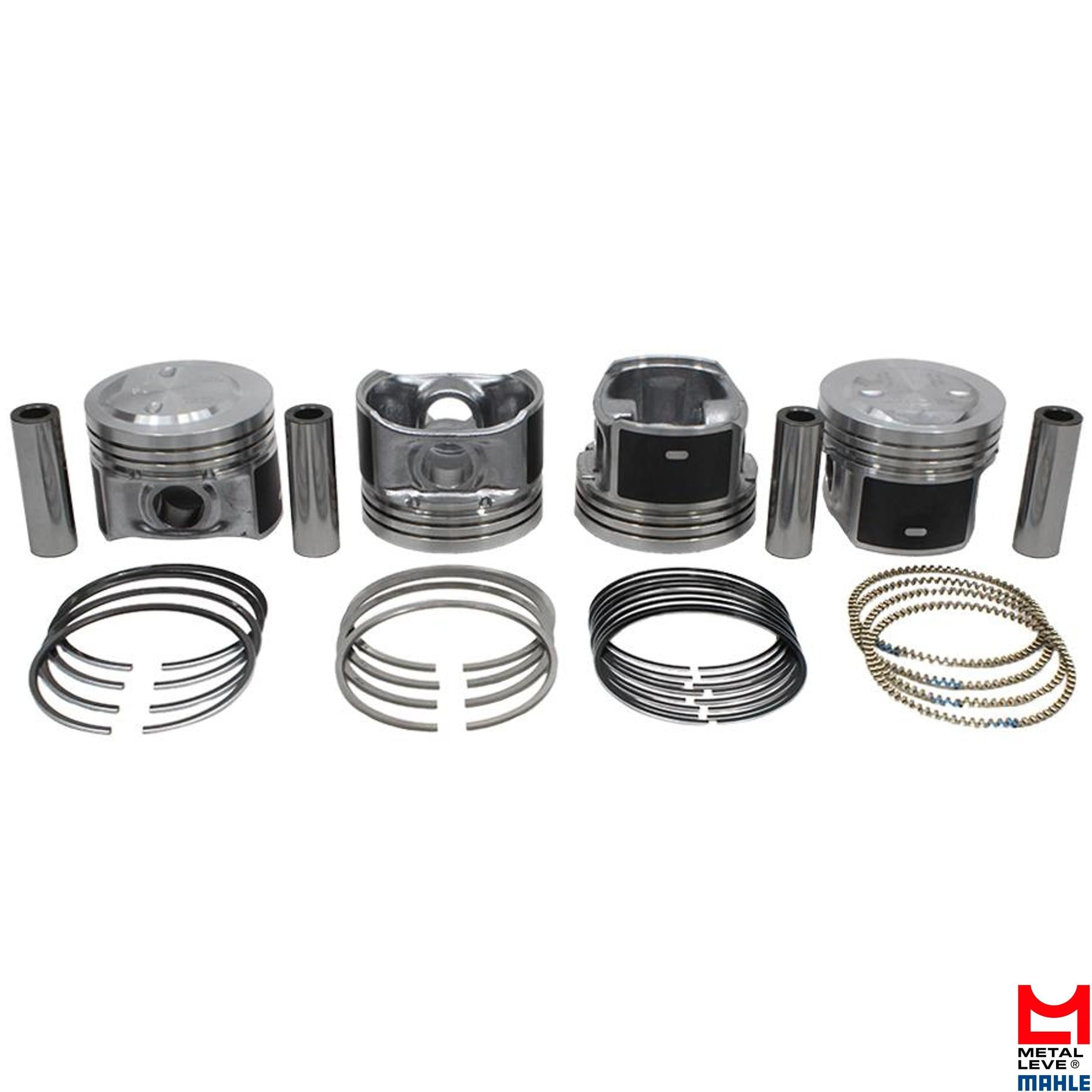 Jogo de Pistão Com Anéis Std - Mahle Metal Leve - P&A9733 STD - (1)
