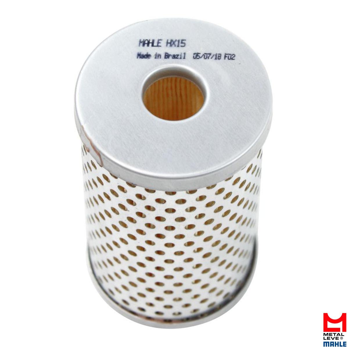 Elemento do Filtro de Óleo de Direção - Mahle Metal Leve - HX15 - (1)
