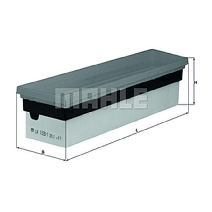 Elemento Para Filtro de Ar Seco - Mahle Metal Leve - LX1823/1 - (1)