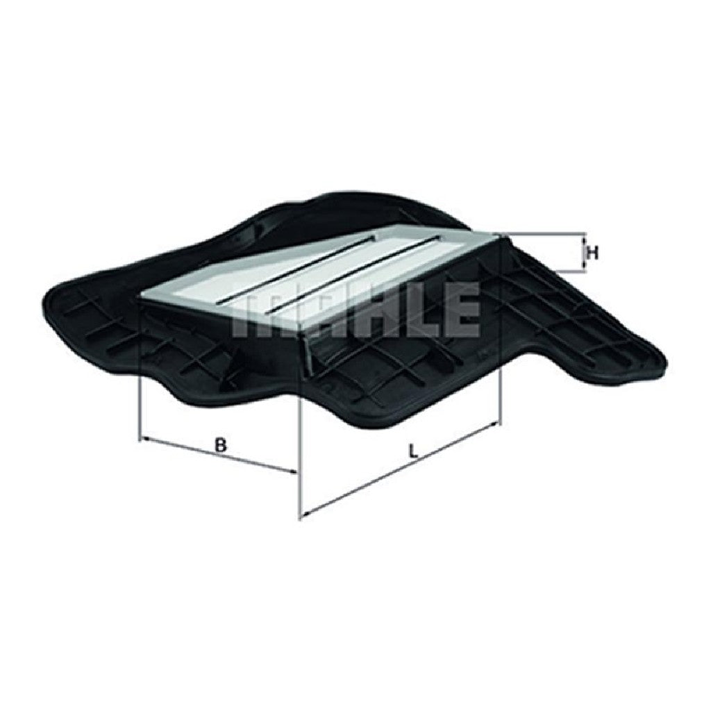 Elemento Para Filtro de Ar Seco - Mahle Metal Leve - LX1685/5 - (1)