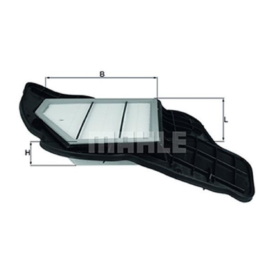Elemento Para Filtro de Ar Seco - Mahle Metal Leve - LX1684/5 - (1)