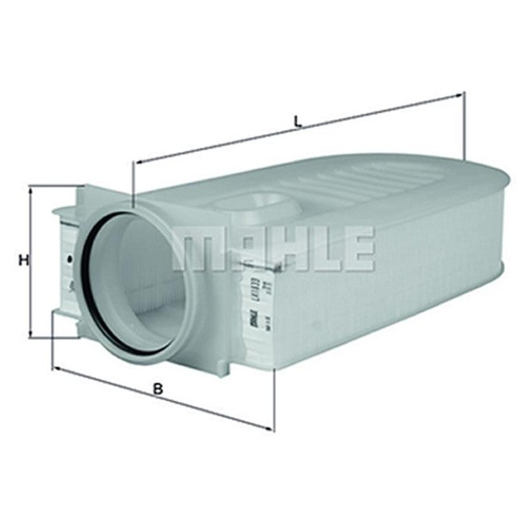 Elemento Para Filtro de Ar Seco - Mahle Metal Leve - LX1833 - (1)