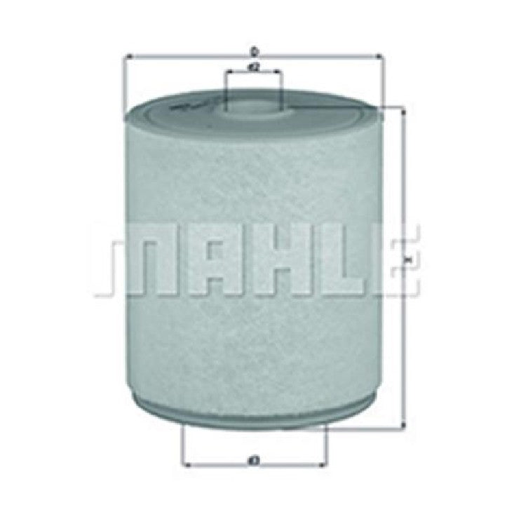 Elemento Para Filtro de Ar Seco - Mahle Metal Leve - LX2049/4 - (1)